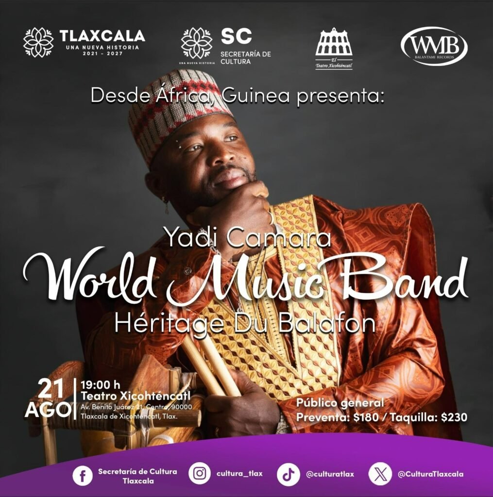 Yadi Camara trae el legado del balafón africano a Tlaxcala 3 Boletin Balofon Africano-