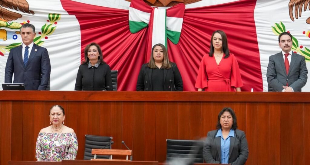 Develación de las Letras Doradas 500 años Tlaxcala